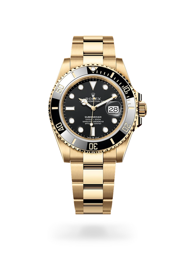 rolex Submariner in 18 ct yellow gold, M126618LN-0002 - Zadok Jewelers