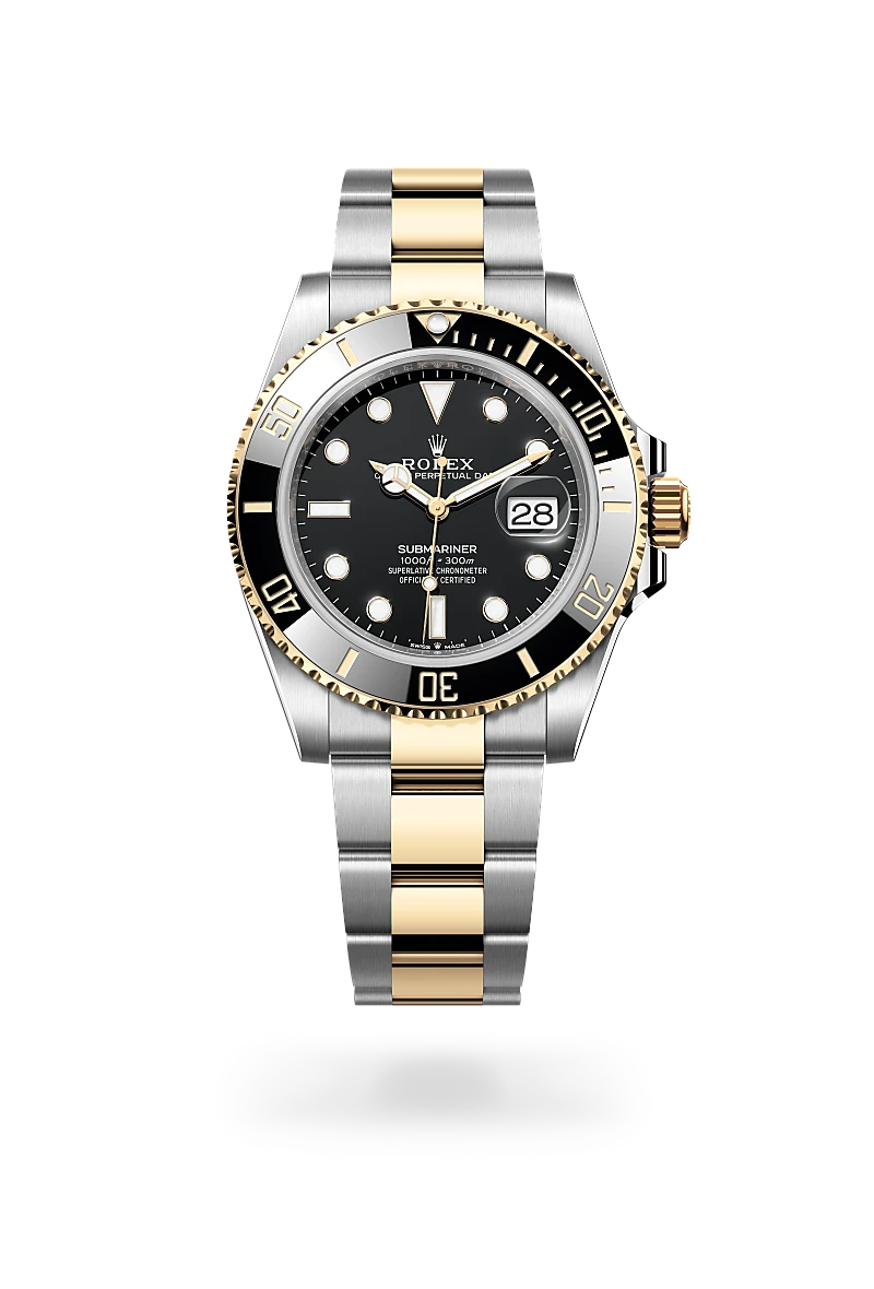 rolex Submariner in Yellow Rolesor - combination of Oystersteel and yellow gold, M126613LN-0002 - Zadok Jewelers