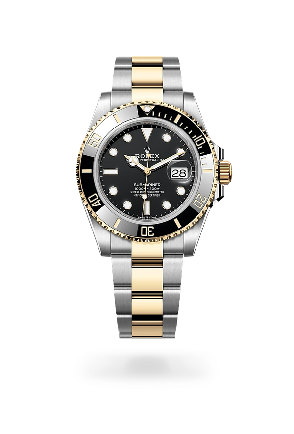rolex Submariner in Yellow Rolesor - combination of Oystersteel and yellow gold, M126613LN-0002 - Zadok Jewelers