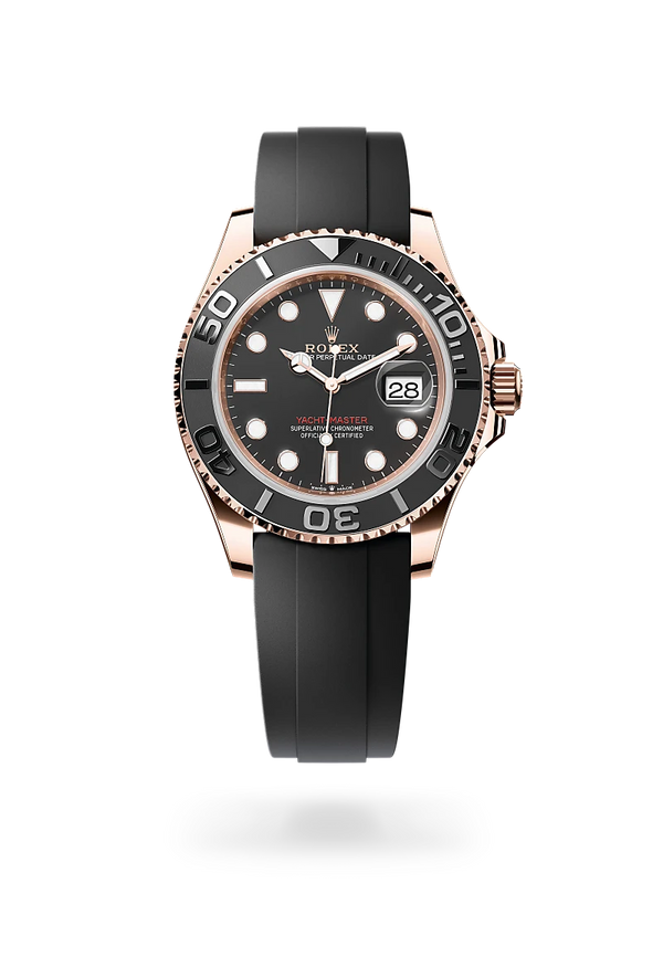 rolex Yacht-Master in 18 ct Everose gold, M126655-0002 - Zadok Jewelers