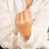 East West Emerald Bezel Engagement Ring - 2