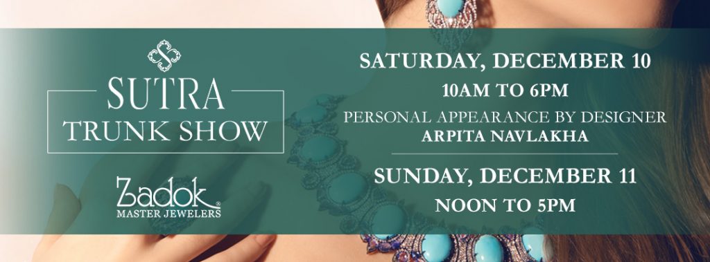 Sutra Jewelry Trunk Show 2016