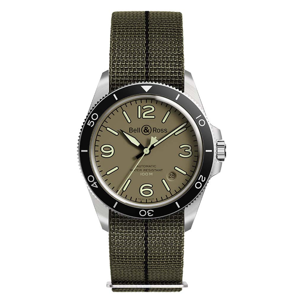 military green watch